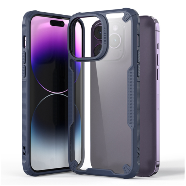 Four-corner Glossy Shockproof Phone Case - For iPhone 14 Pro - mosaccessories